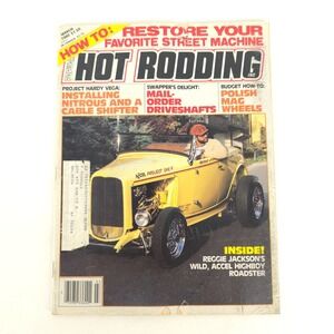 Popular Hot Rodding Magazine March 1980 Racing Reggie Jackson Highboy Roadster